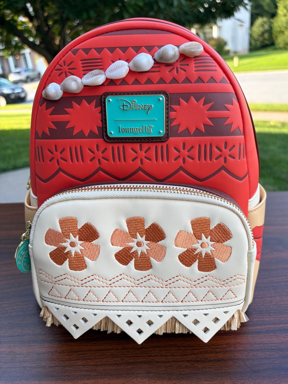 Loungefly Disney Moana Cosplay Seashell Mini Backpack NWT